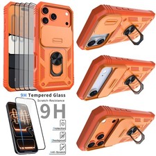 For iPhone 17 Pro Pro Max Air Stand Magnetic Case Rugged Cover / Tempered Glass