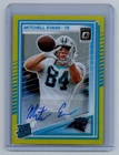 2025 Donruss Optic Mitchell Evans Neon Yellow (RAW)