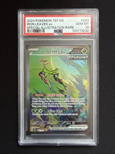 PSA 10 Iron Leaves ex 203/162 Pokemon Temporal Forces SIR