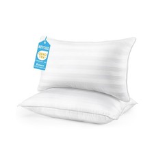 Queen Size Bed Pillows Set of 2 - Breathable Down Alternative Premium Pillows...