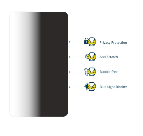 Lámina de protección de la vista para Alldocube iPlay 50 mini Anti Spy Privacy Screen Display - Imagen 2 de 7