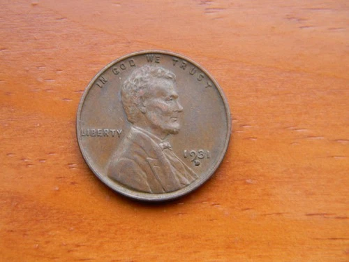 Lincoln Wheat Penny  1931 D Very Fine Semi-Key Date