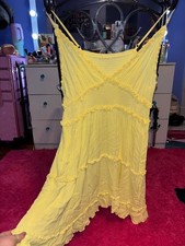 Boho Babe Dress Duo 🌼 SHEIN Ruffle Dresses Yellow & Blue | 4XL | New