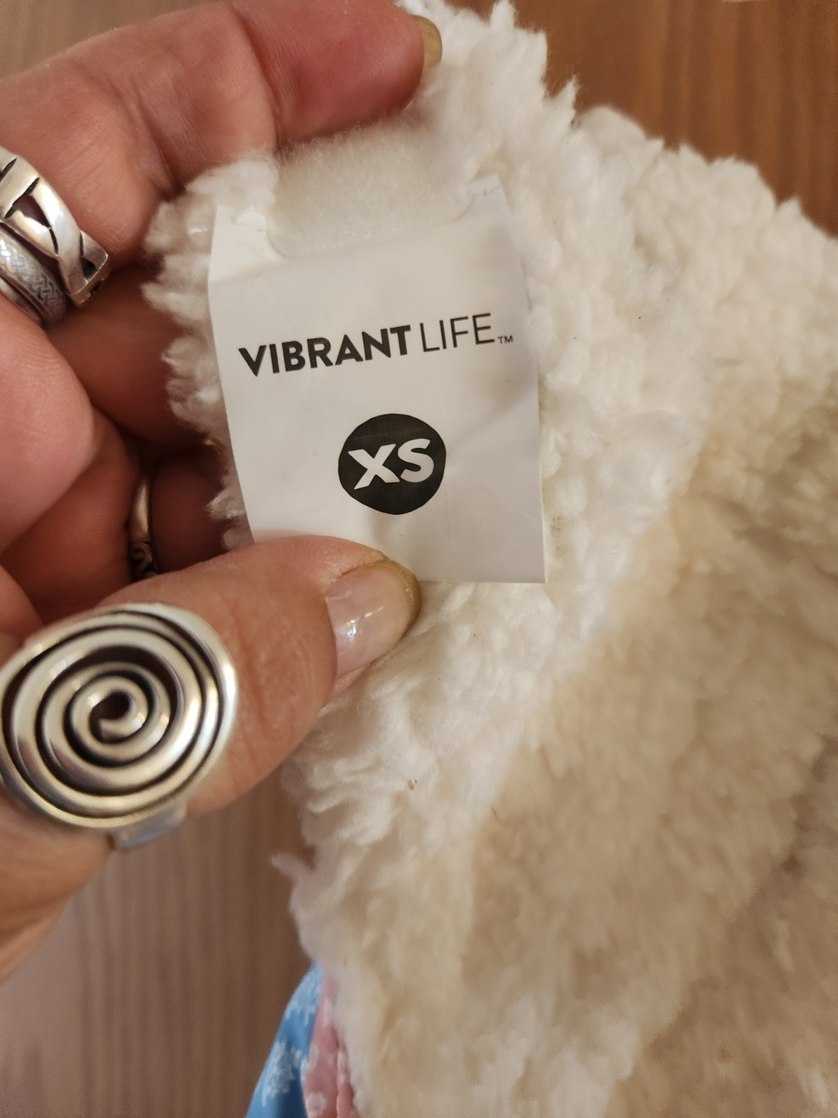 Vibrant Life Dog Clothes Sherpa Contrast Yoke Pet Jacket Patchwork Size XS Dogs