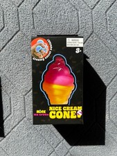Ice Cream Cone Squishy Stress Relief Fidget Sensory Toy Soft Squeeze Toy - Pink