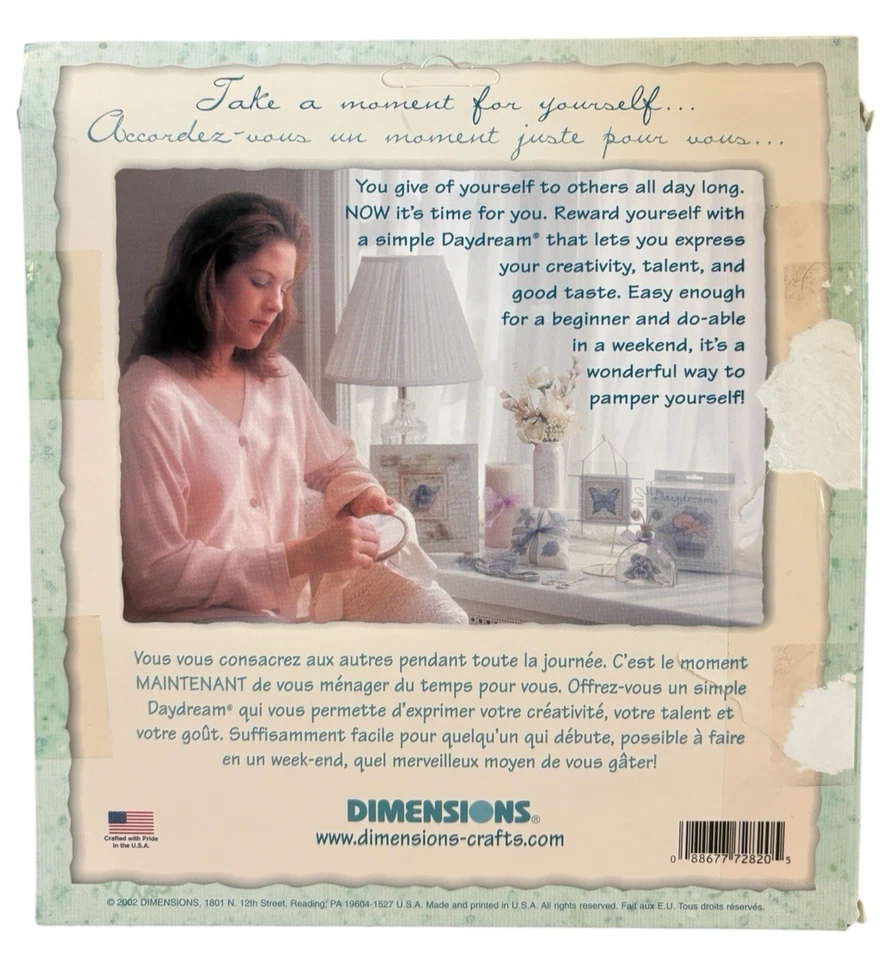 New Dimensions Daydreams regadera tulipanes punto de cruz kit 72822 Foto 2 de 2