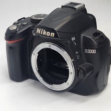 Nikon D3000 10.2MP Body Only No Battery Digital SLR DSLR Camera Untested