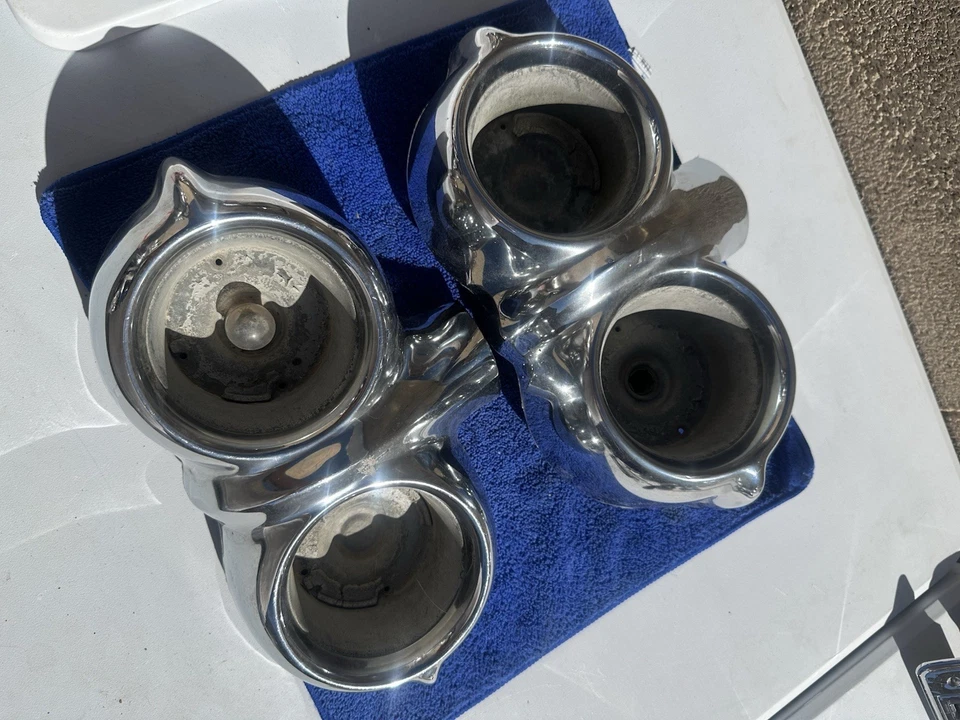 Chevrolet Impala 1958 Bel-Air Biscayne luz de estacionamiento delantera/biseles de señal de giro Foto 3 de 4