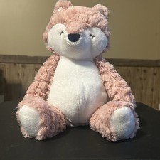 Carter's Just One You Fox Soft Plush Pink White 2021 Lovey Stuffed Animal 68023
