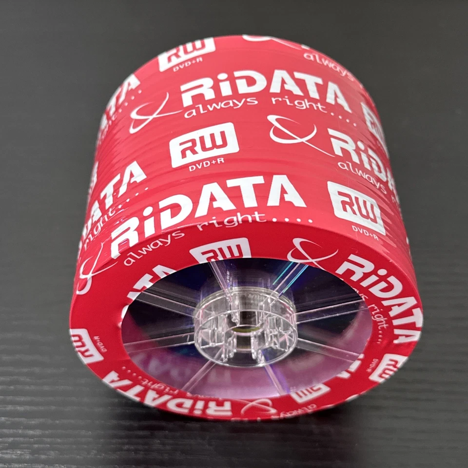 50 Pack Ridata DVD R DL Dual Layer 8X 4.7gb DVD Plus R Double Layer White Inkjet - Image 4 of 4