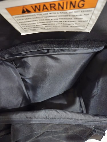 Juego de 2 Pack Rally Respaldos Moto Asiento Grande Sissy Bar Bolsa Mochila - Imagen 4 de 5