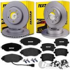 TEXTAR BREMSSCHEIBEN + BELÄGE VORNE + HINTEN für VW SHARAN 7N + SEAT ALHAMBRA 2