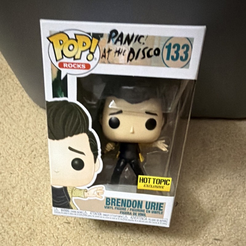 Funko Pop! Vinyl Brendon Urie Panic! #133 Hot Topic Exclusive Figure