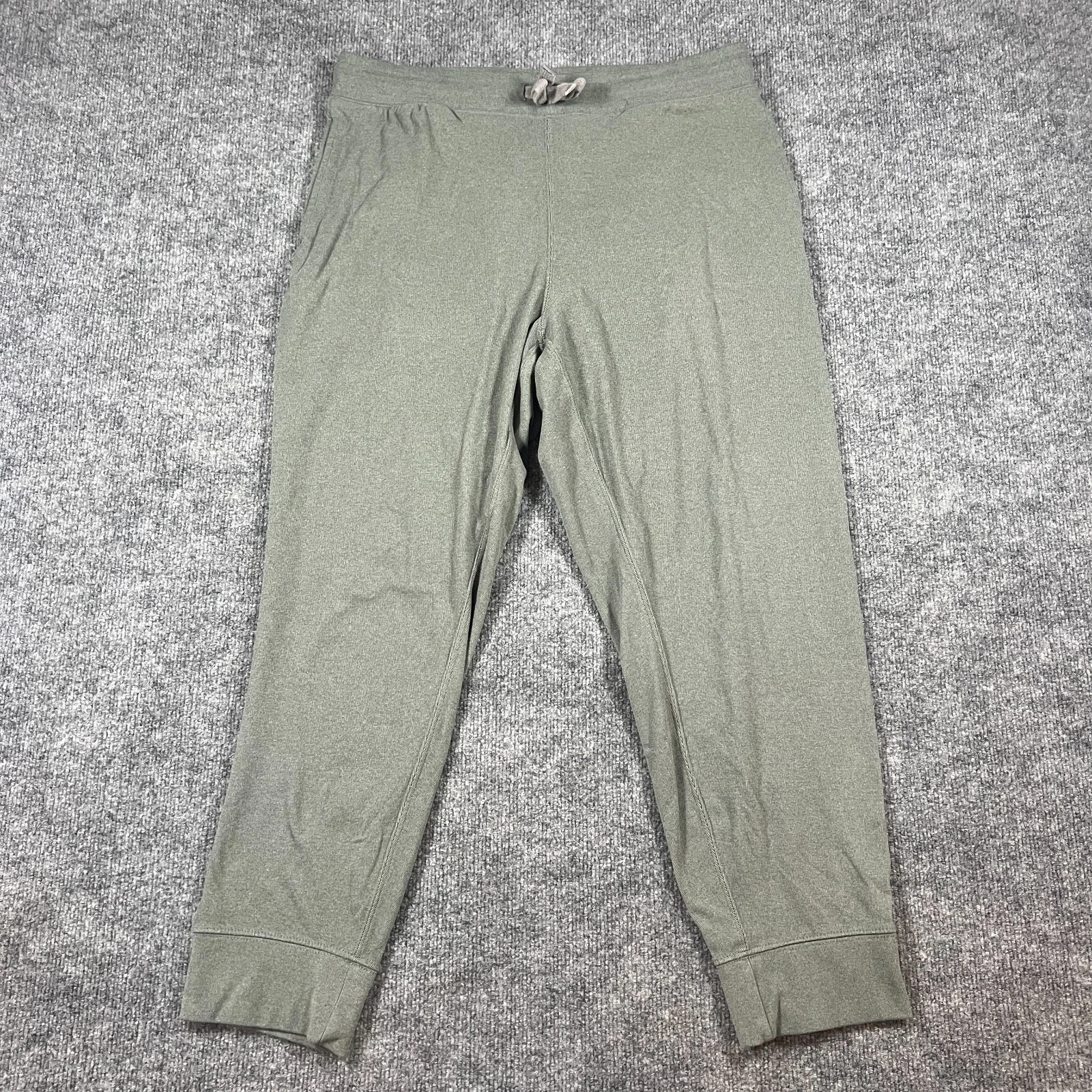 Jachs New York Jogger Pants Mens Extra Large Gray Tapered Leg Stretch Drawstring