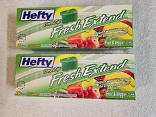 Hefty® Fresh Extend® Produce Bags - Vintage & Rare - 40 Bags - FREE SHIPPING
