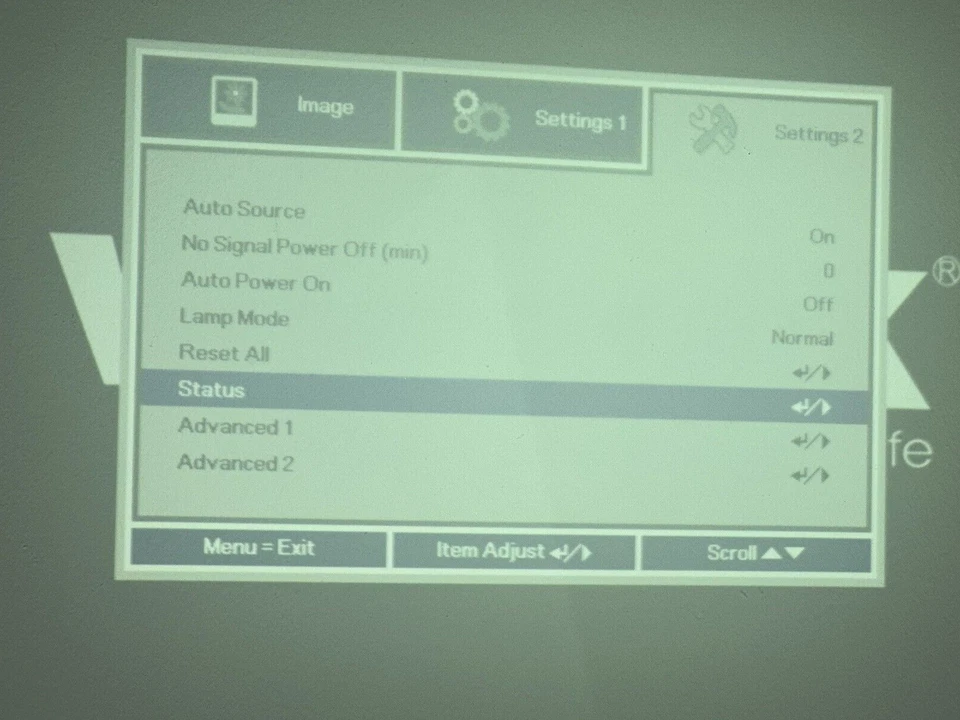 Projector VIVITEK DX813 XGA full 3D HDMI 2662 Lamp hours Used Tested - Image 4 of 4