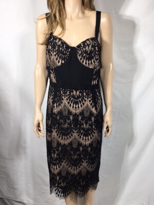 Women's NWT City Chic Strapy Plus Size Lace Black Dress M/18 | eBay Women's NWT City Chic Strapy Plus Size Lace Black Dress M/18 | eBay
