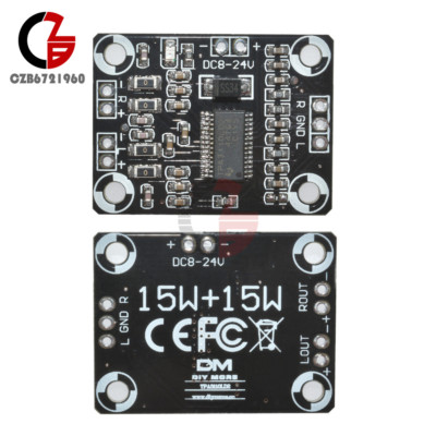 TPA3110 2×15W Digital Audio Stereo Amplifier Module Board Mini Binaural 15W+15W