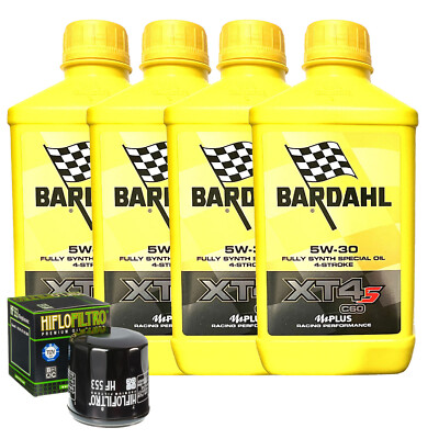 Bardahl XT4S 5W30 Ölwechselkit Für Benelli 900 Tornado Novecento 2003