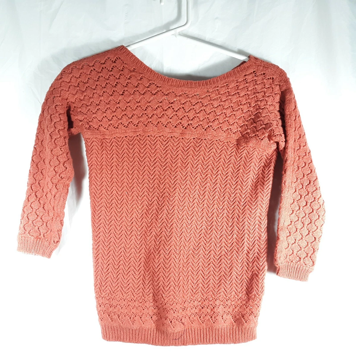 Sparrow Burnt Orange Sweater Womens Size S