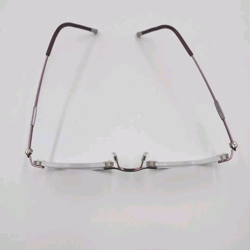 Silhouette 5227 40 6053 Titanium Purple Rimless Eyeglasses Frames 17 135 Austria - Picture 7 of 9