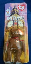 Ty Britannia the Bear McDonalds Beanie Baby with Errors on date/Oakbrook