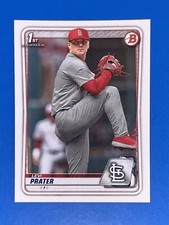 2020 Bowman Draft Levi Prater 1st Bowman Card #BD-125 St. Louis Cardinals NM-MIN