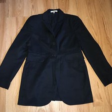 Carven Tailored Black Jacket Blazer £420 Uk 8 Fr 36 Women
