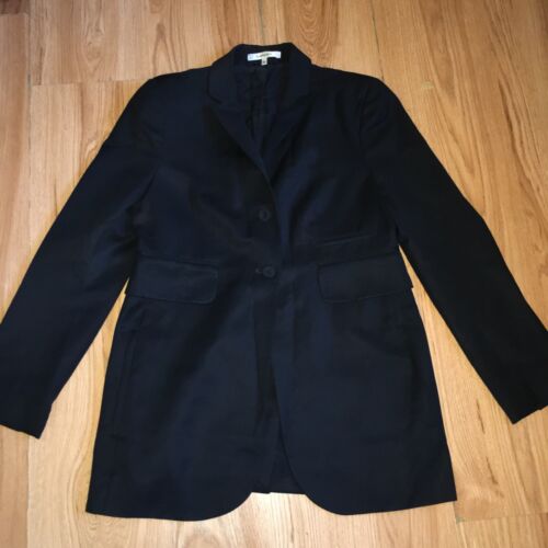 Carven maßgeschneiderter schwarzer Jackenblazer £420 UK 8 FR 36 Damen - Bild 1 von 11