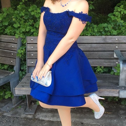 Royal Blue Prom / Formal Dress Camille La Vie Size 4