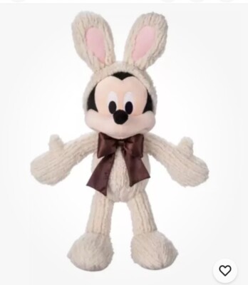 NWT Disney Parks Mickey Mouse Easter Bunny 2024 Stuffed Animal Plush 18  Disney