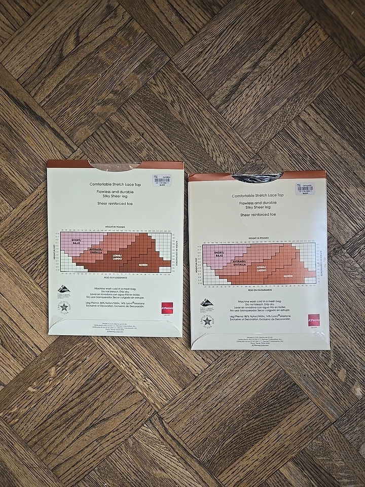 East 5th Sheer Caress Muslo Alto Estirado Encaje Reina Negro y Avena Puntera Reforzada Foto 4 de 4
