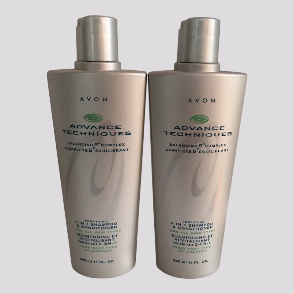 2 Pack Avon Advance Techniques Balancing B2 Complex 2 in 1 Shampoo & Conditioner - Image 4 of 4