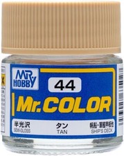 Mr. Hobby C44 Mr. Color Semi Gloss Tan Lacquer Paint 10ml - Us