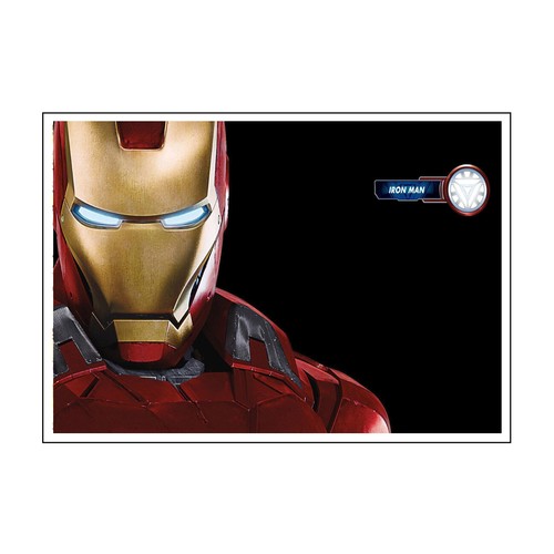 IRON MAN-FRAMED CANVAS WALL ART SUPERHERO PICTURE PAPER PRINT- MARVEL RED GOLD - Picture 7 of 12