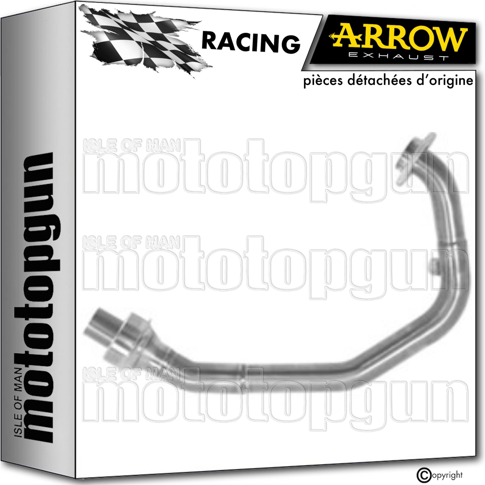 Collecteur ARROW acier KTM Duke 125 21-23 pour maximiser la puissance moteur