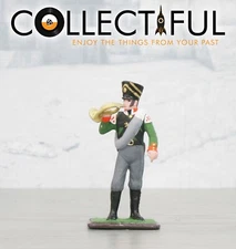 MODERN ISSUE LEAD FIGURE - NAPOLEONIC SOLDIER MARCHING BAND - TROMBONE 🔥 803