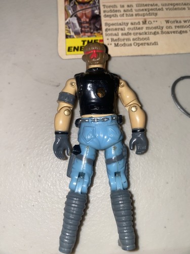 GIJOE 1985 DREADNOK TORCH 100% Complete with Filecard G I GI JOE - Picture 9 of 12