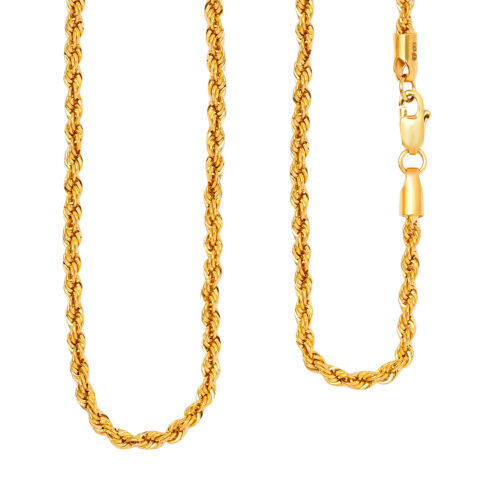 CHROME HEARTS 22K NECKCHAIN T16 TWIST CHAIN 16inch NECKLACE CHROME HEARTS 22K NECKCHAIN T16 TWIST CHAIN 16inch NECKLACE