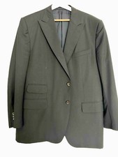 Gucci set completo uomo nero, pantaloni e blazer taglia 56R