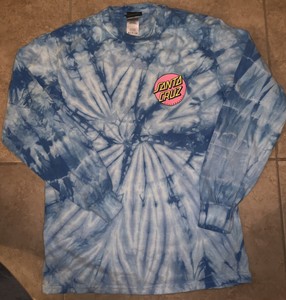 tie dye long sleeve t shirt