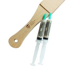 Set of 11 in Leather Strop and 2 Light Concentration Pastes for Knife Sharpening