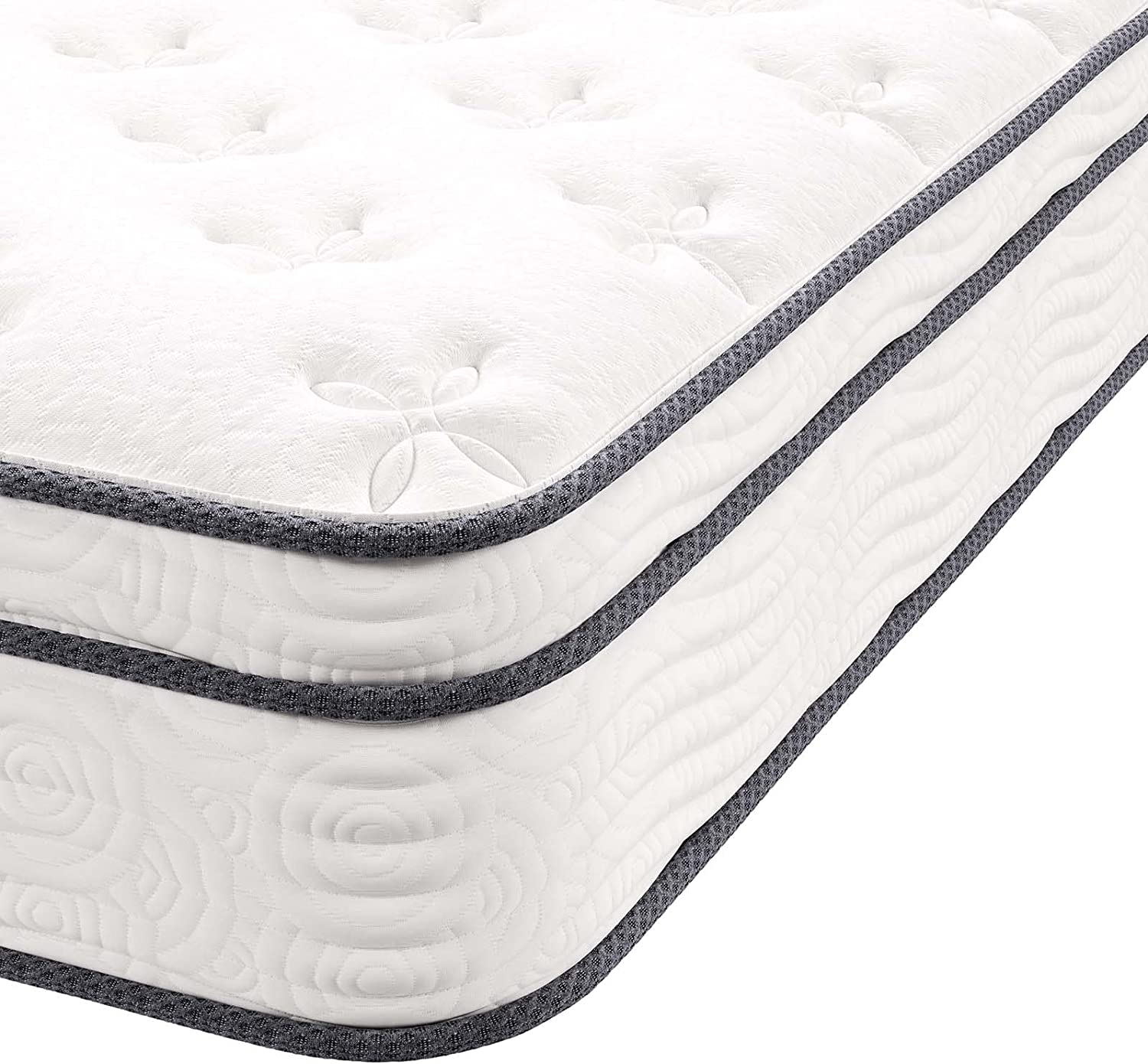 Modway Jenna 10” Innerspring and Memory Foam Twin Mattress with