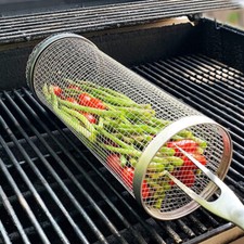 Cesta redonda para parrilla enrollable al aire libre camping barbacoa estante mejor base para parrilla