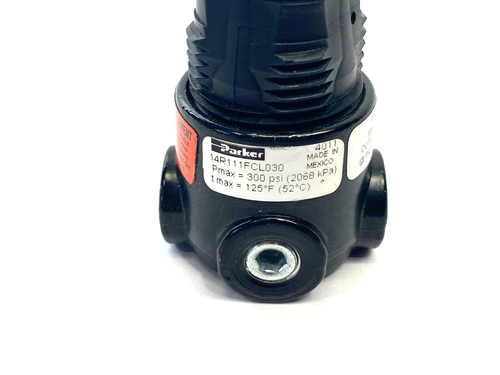 Parker 14R111FCL030 Pneumatic Regulator 1/4" NPT Ports 300psi Max Pressure - 第 4/7 張圖片