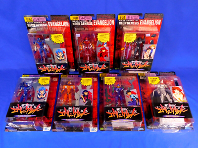 NEON GENESIS EVANGELION REAL MODEL LOT OF 7 BEC ANIMETRIX GAINAX