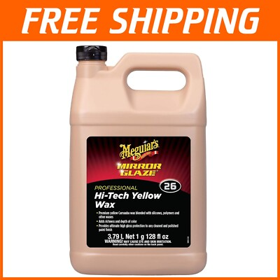 #ad Liquid Car Wax 1 Gallon Meguiar’s Pro Yellow Wax with Durable Paint Protection $83.59