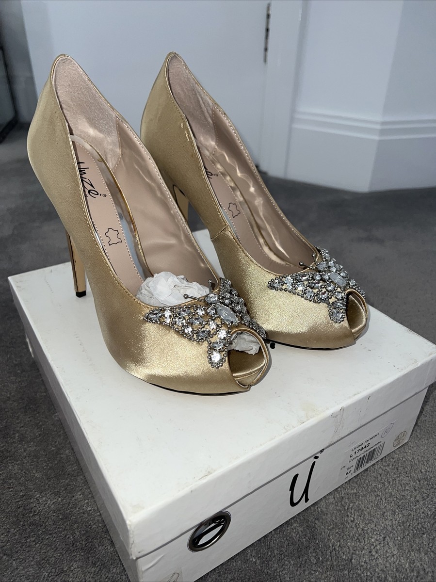 Unze London Floral Platform Pumps Unze Culture London Size 6/39