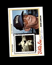 Bob Lemon Hand Signed 1978 Topps Chicago White Sox Autograph