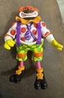 Vintage 1992 TMNT Michaelangelo Birthday Turtles Crazy Clownin Mike Clown!!
